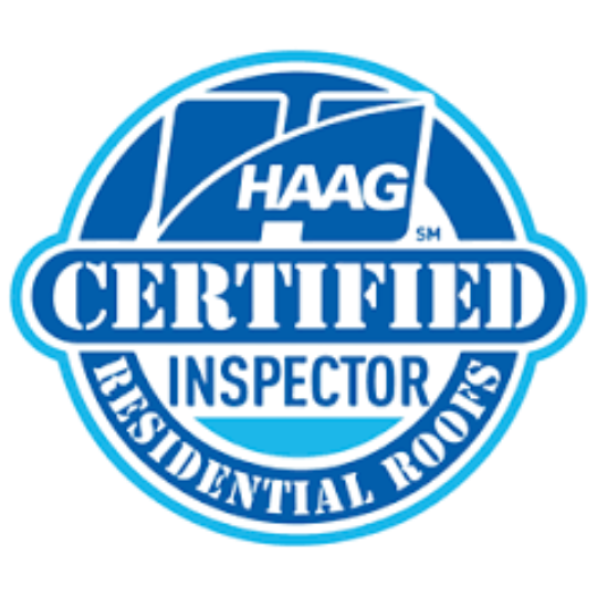 HAAG Certified Residential Roof Inspector badge